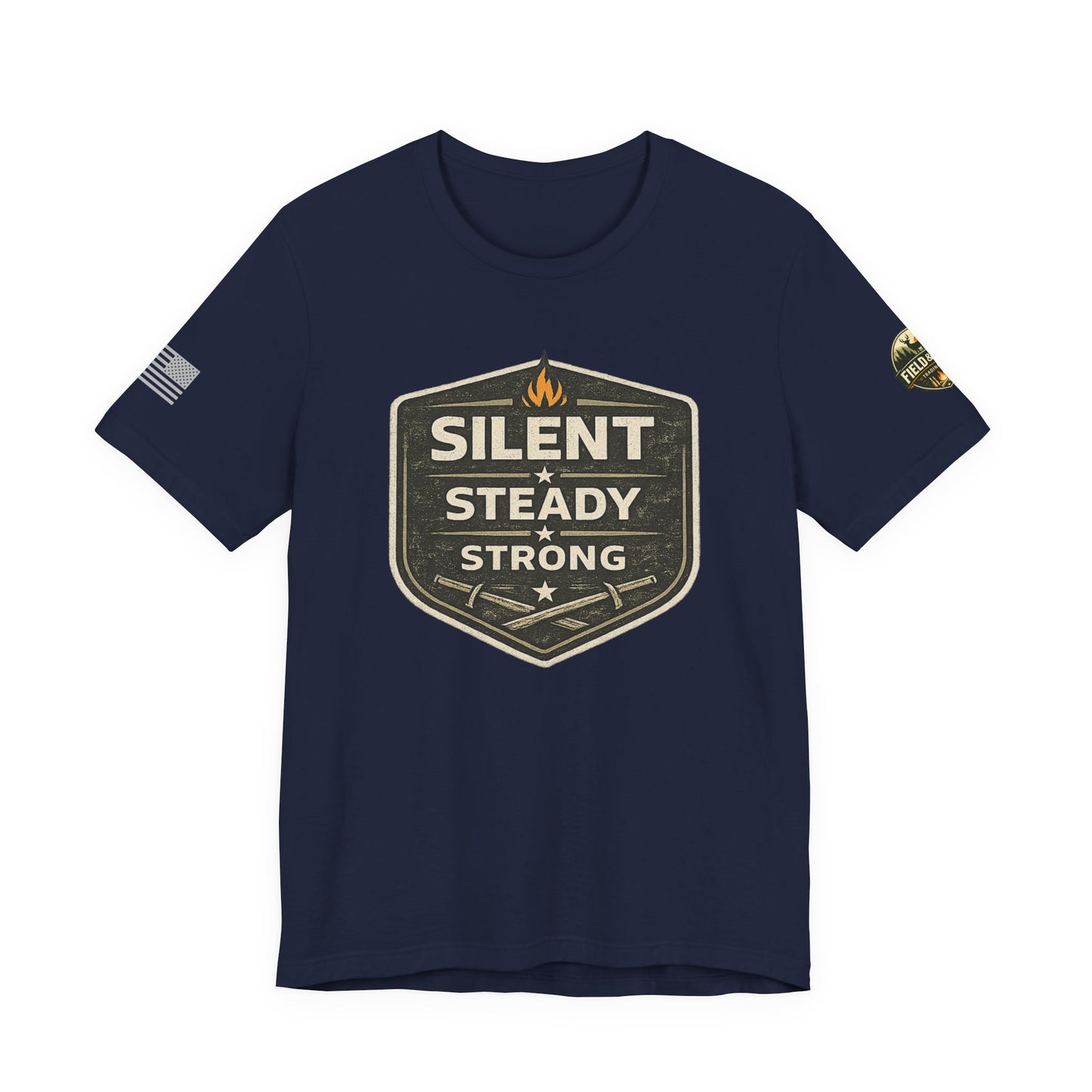 Silent Steady Strong Unisex Jersey Short Sleeve Tee