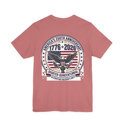 Happy 250th MERICA! Unisex Jersey Short Sleeve Tee