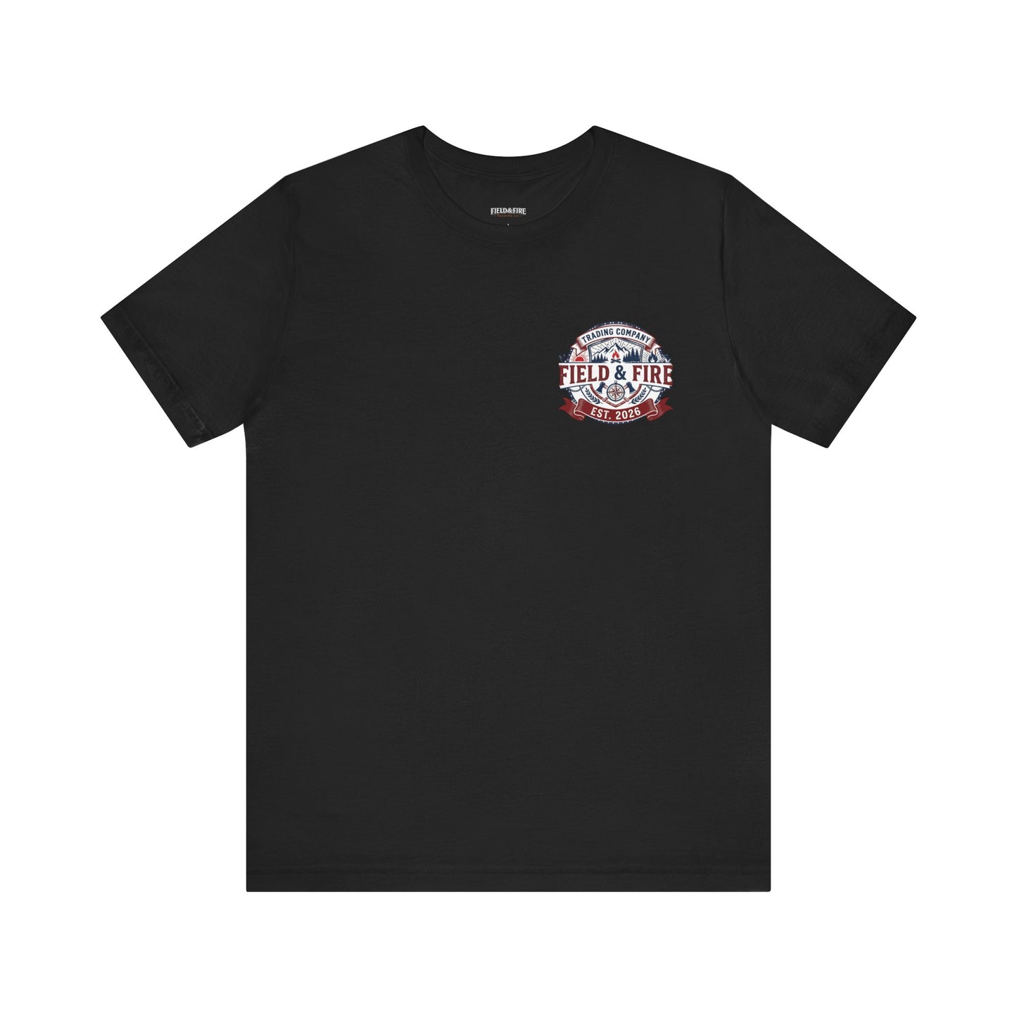 FNF Medallion Unisex Jersey Short Sleeve Tee - Red & Blue Design