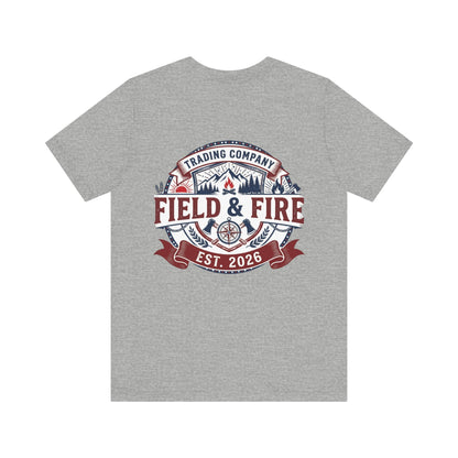 FNF Medallion Unisex Jersey Short Sleeve Tee - Red & Blue Design