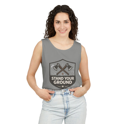 Stand Your Ground Unisex Garment-Dyed Tank Top