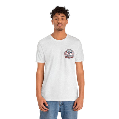 FNF Medallion Unisex Jersey Short Sleeve Tee - Red & Blue Design