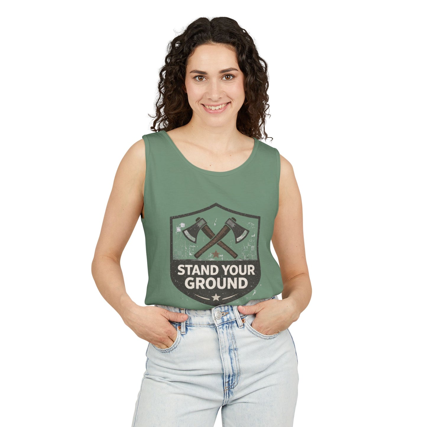 Stand Your Ground Unisex Garment-Dyed Tank Top