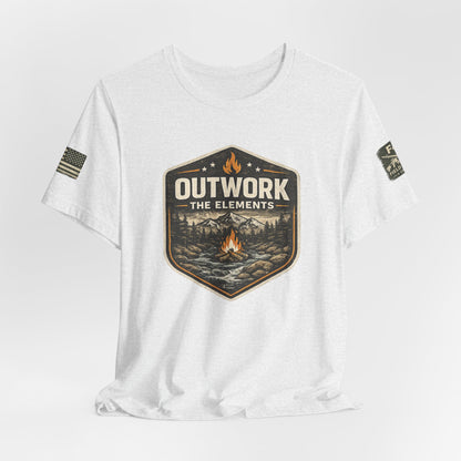 Outwork The Elements Unisex Jersey Short Sleeve Tee