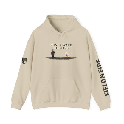 Run Toward The Fire Unisex Heavy Blend™ Hooded Sweatshirt