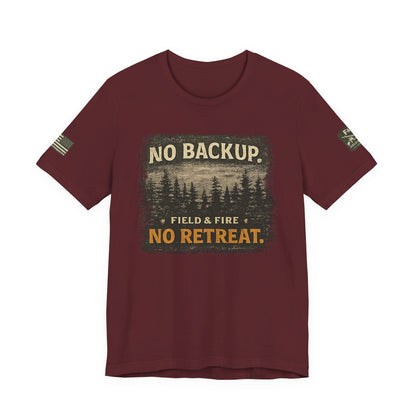 No Backup Unisex Jersey Short Sleeve Tee