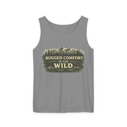 Rugged Comfort In The Wild Unisex Garment-Dyed Tank Top
