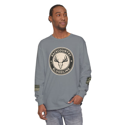 Backcountry Bloodline Unisex Garment-dyed Long Sleeve T-Shirt