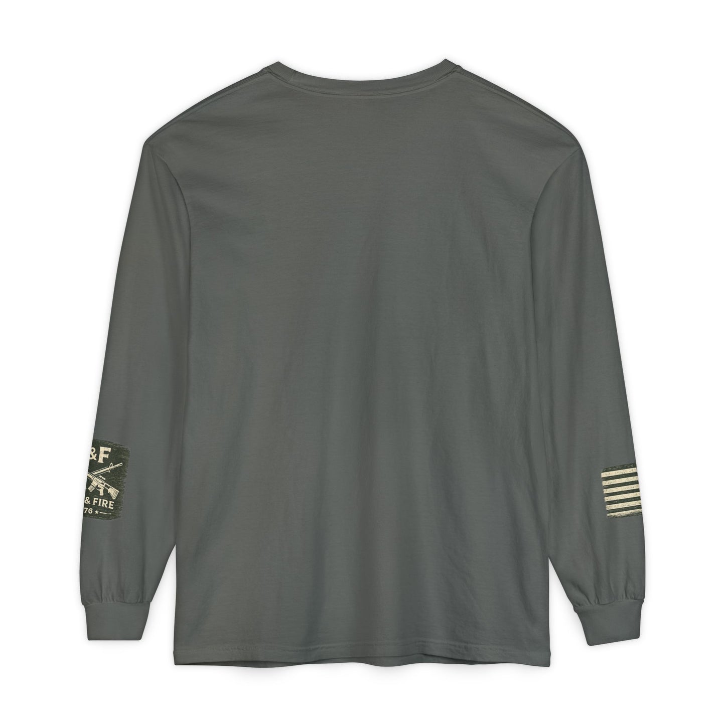 Tested By Fire Unisex Garment-dyed Long Sleeve T-Shirt