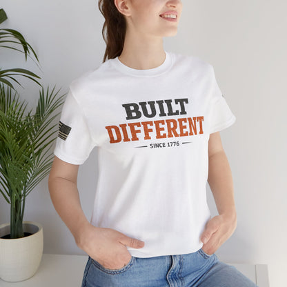 Built Different Unisex Jersey Short Sleeve Tee