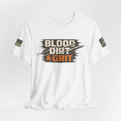 Blood Dirt Grit Unisex Jersey Short Sleeve Tee