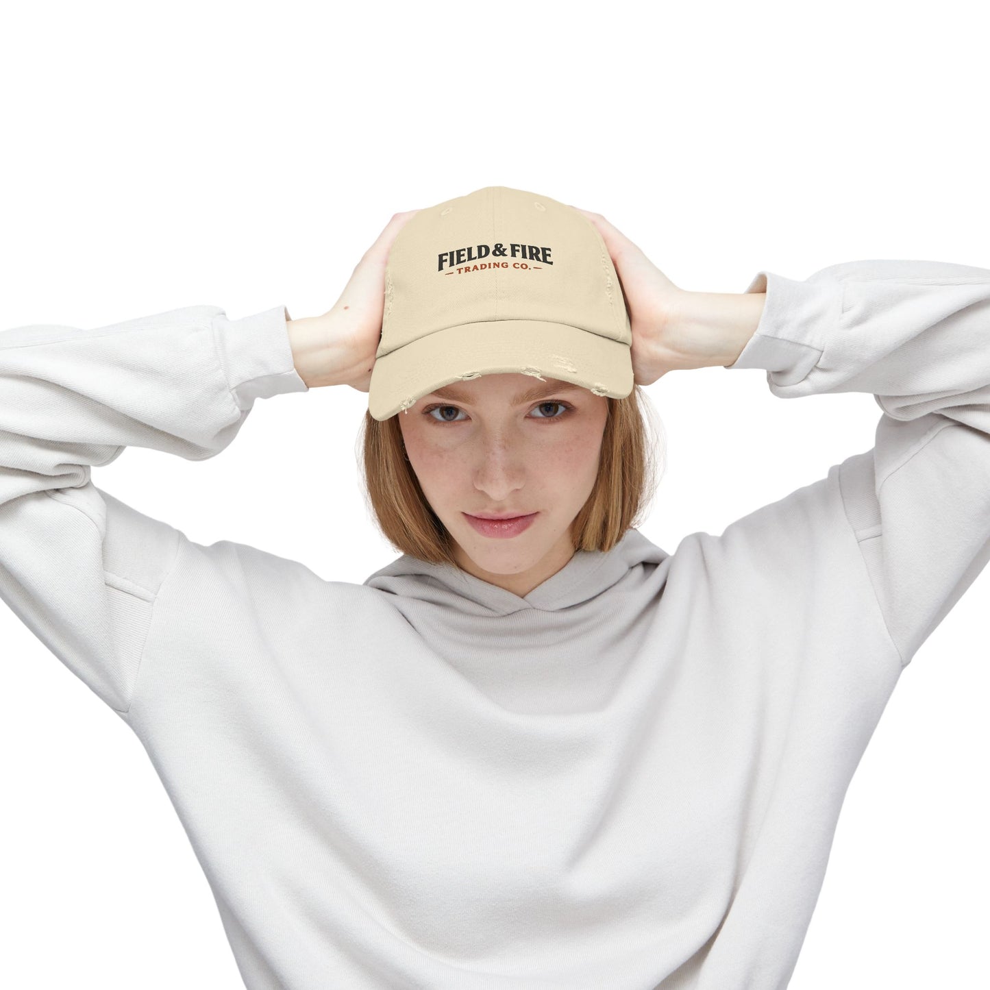 FNF Unisex Distressed Cap
