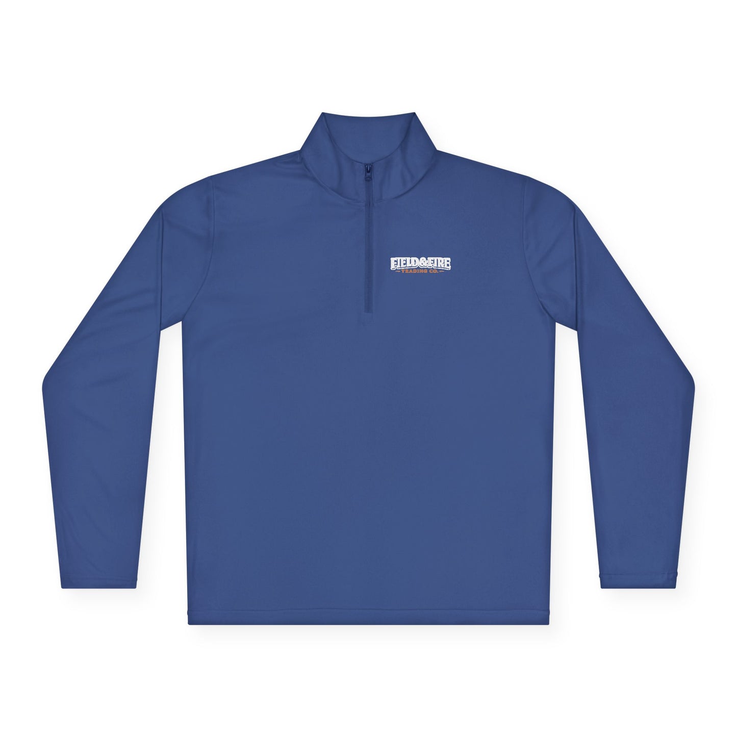 Field & Fire Trading Co Word Logo Unisex Quarter Zip Pullover