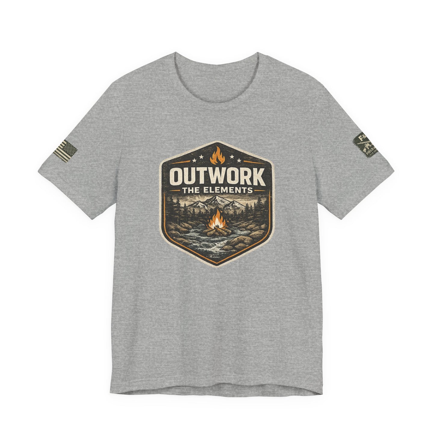 Outwork The Elements Unisex Jersey Short Sleeve Tee