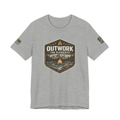 Outwork The Elements Unisex Jersey Short Sleeve Tee