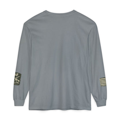 Outlast The Storm Unisex Garment-dyed Long Sleeve T-Shirt