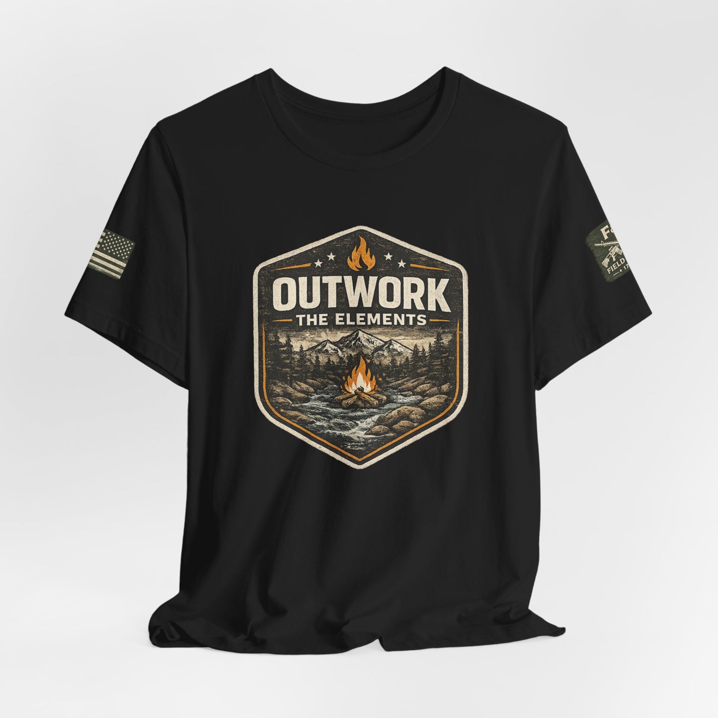 Outwork The Elements Unisex Jersey Short Sleeve Tee