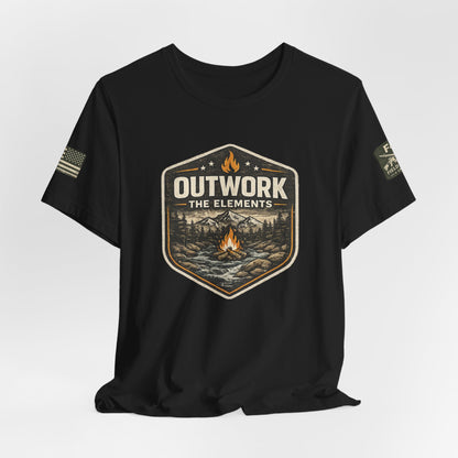 Outwork The Elements Unisex Jersey Short Sleeve Tee