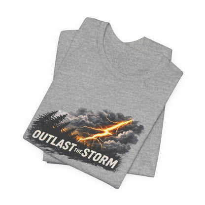 Outlast The Storm Unisex Jersey Short Sleeve Tee