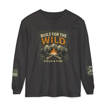 Built For The Wild Unisex Garment-dyed Long Sleeve T-Shirt