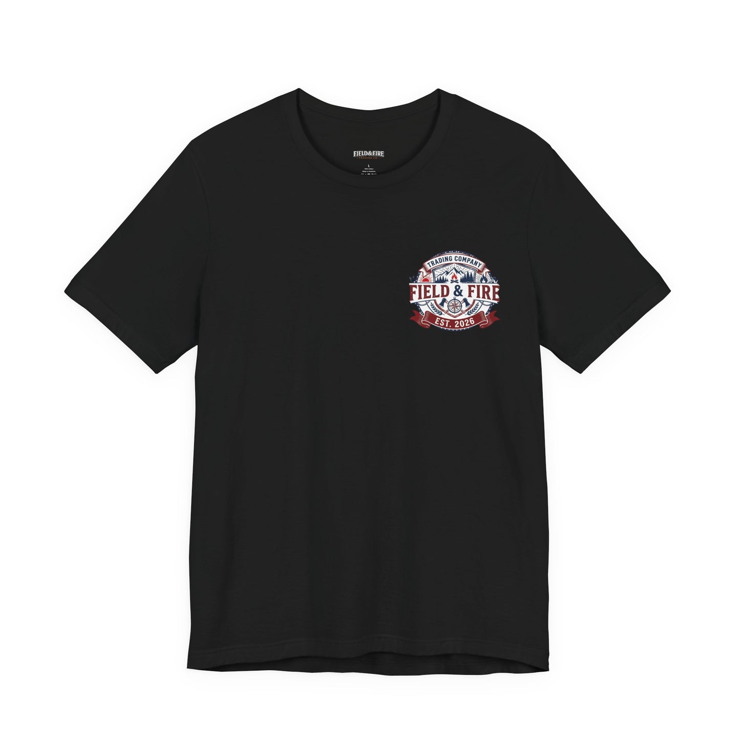 FNF Medallion Unisex Jersey Short Sleeve Tee - Red & Blue Design