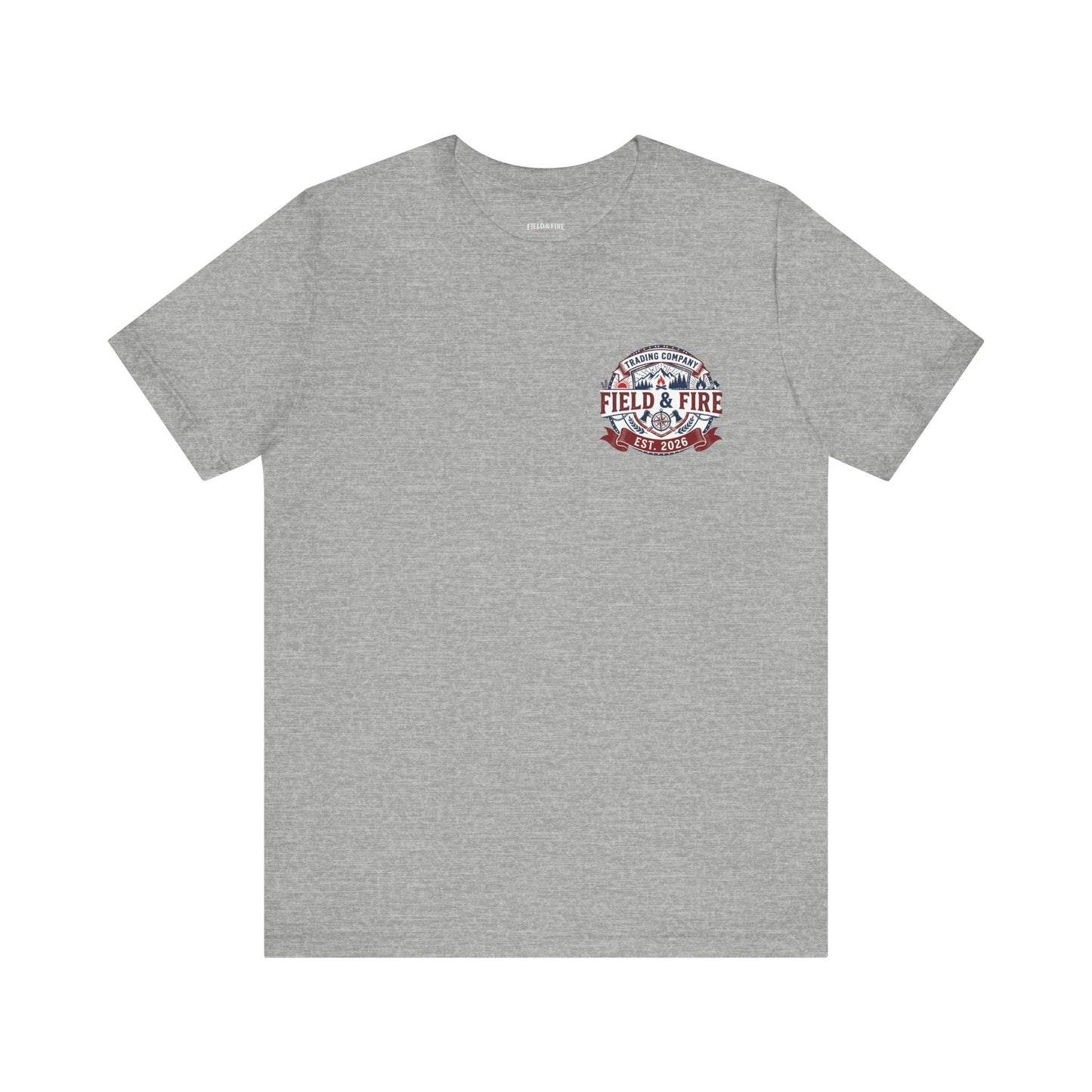 FNF Medallion Unisex Jersey Short Sleeve Tee - Red & Blue Design