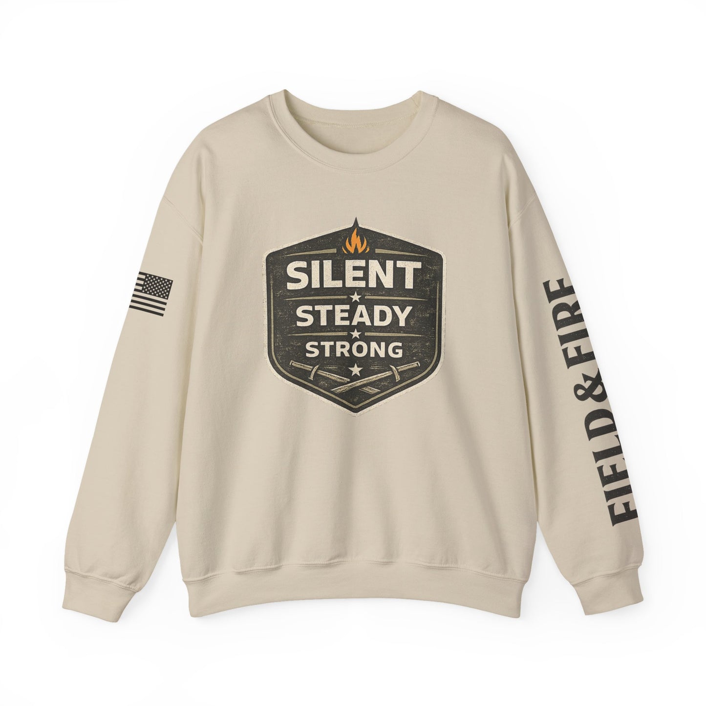 Silent Steady Strong Unisex Heavy Blend™ Crewneck Sweatshirt