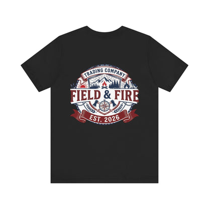 FNF Medallion Unisex Jersey Short Sleeve Tee - Red & Blue Design