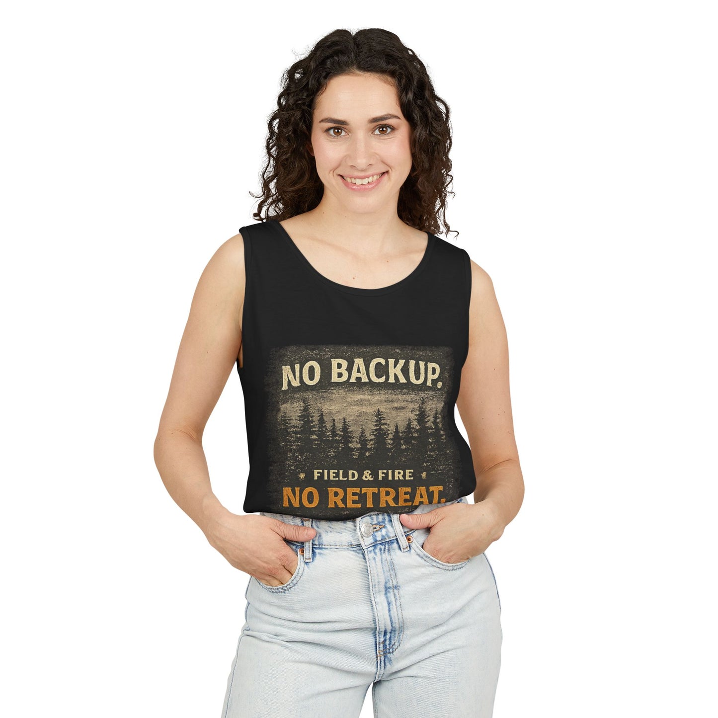 No Backup Unisex Garment-Dyed Tank Top