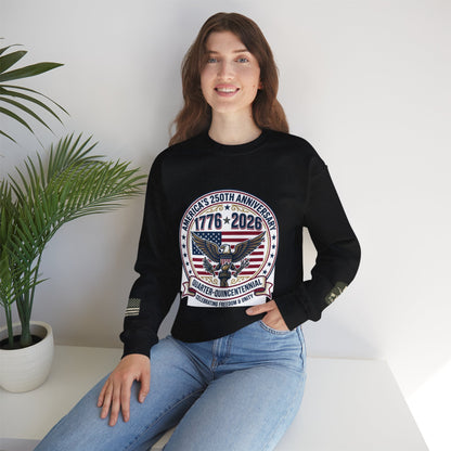 Happy 250th MERICA! Unisex Heavy Blend™ Crewneck Sweatshirt