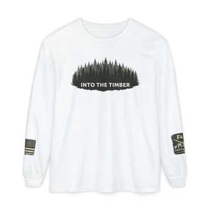 Into The Timber Unisex Garment-dyed Long Sleeve T-Shirt