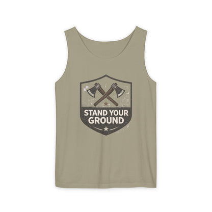 Stand Your Ground Unisex Garment-Dyed Tank Top