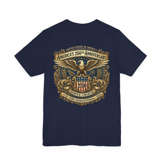 USA 250th Anniversary Unisex Jersey Short Sleeve Tee