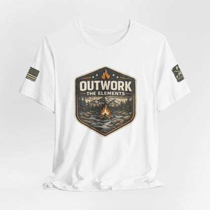 Outwork The Elements Unisex Jersey Short Sleeve Tee