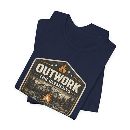 Outwork The Elements Unisex Jersey Short Sleeve Tee