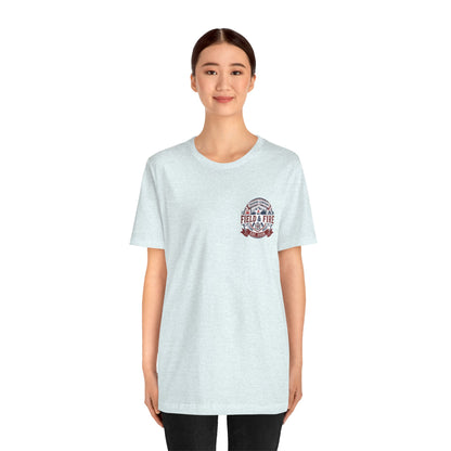FNF Medallion Unisex Jersey Short Sleeve Tee - Red & Blue Design