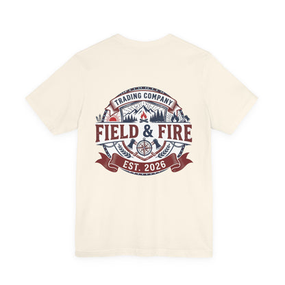 FNF Medallion Unisex Jersey Short Sleeve Tee - Red & Blue Design