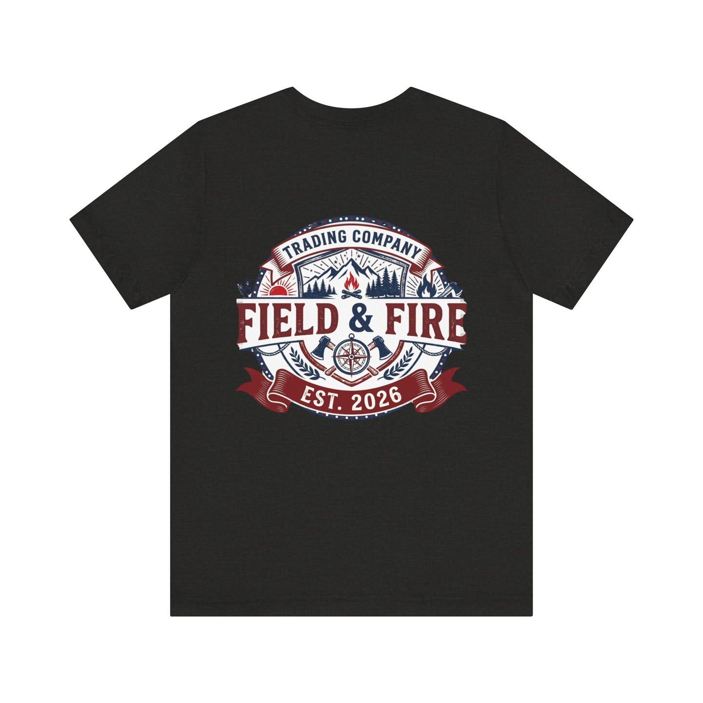 FNF Medallion Unisex Jersey Short Sleeve Tee - Red & Blue Design