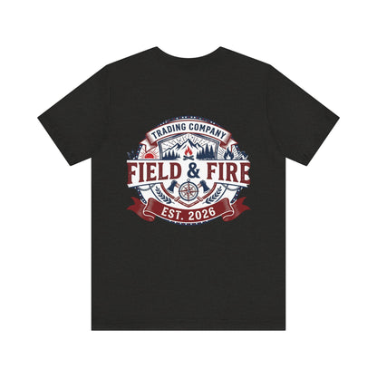 FNF Medallion Unisex Jersey Short Sleeve Tee - Red & Blue Design