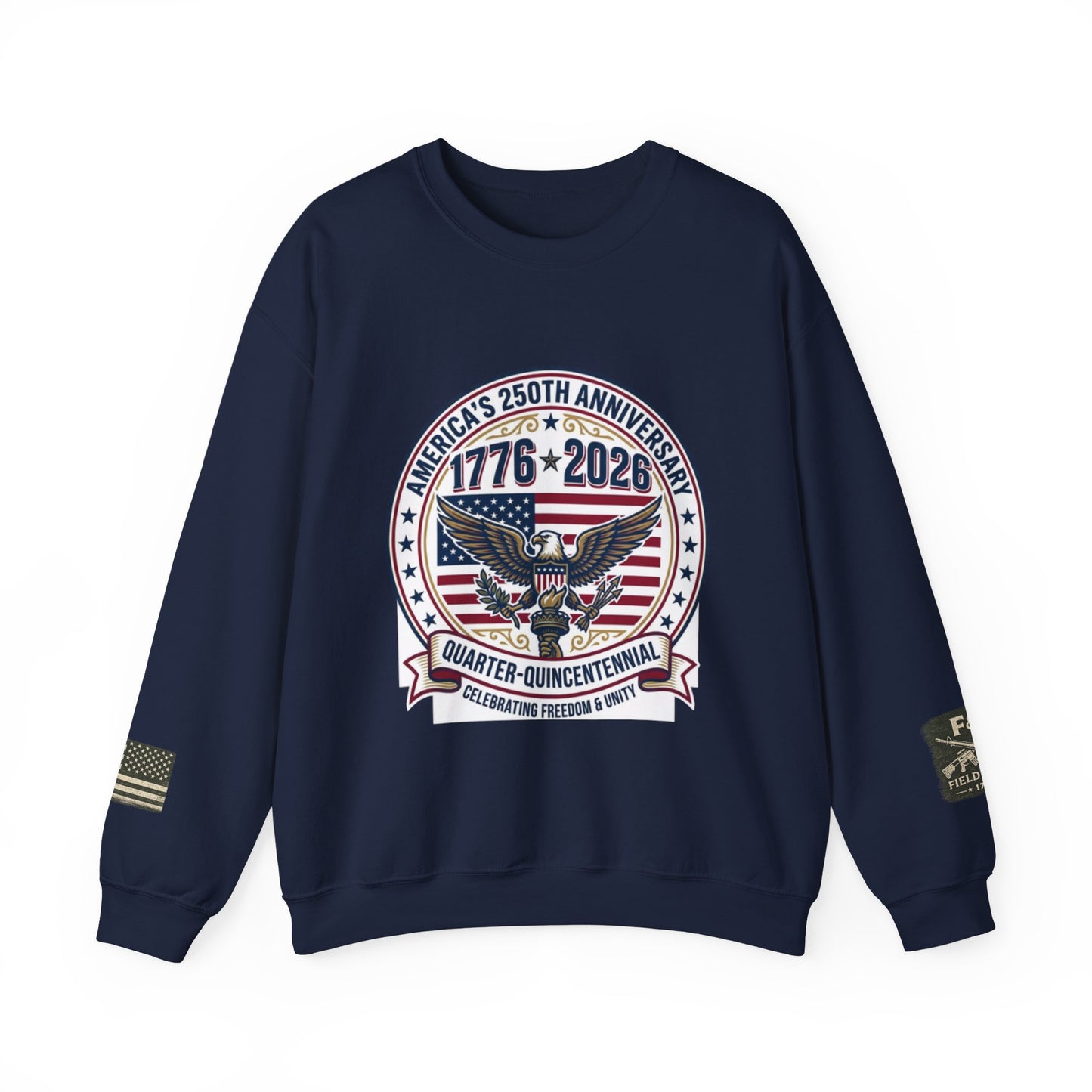 Happy 250th MERICA! Unisex Heavy Blend™ Crewneck Sweatshirt