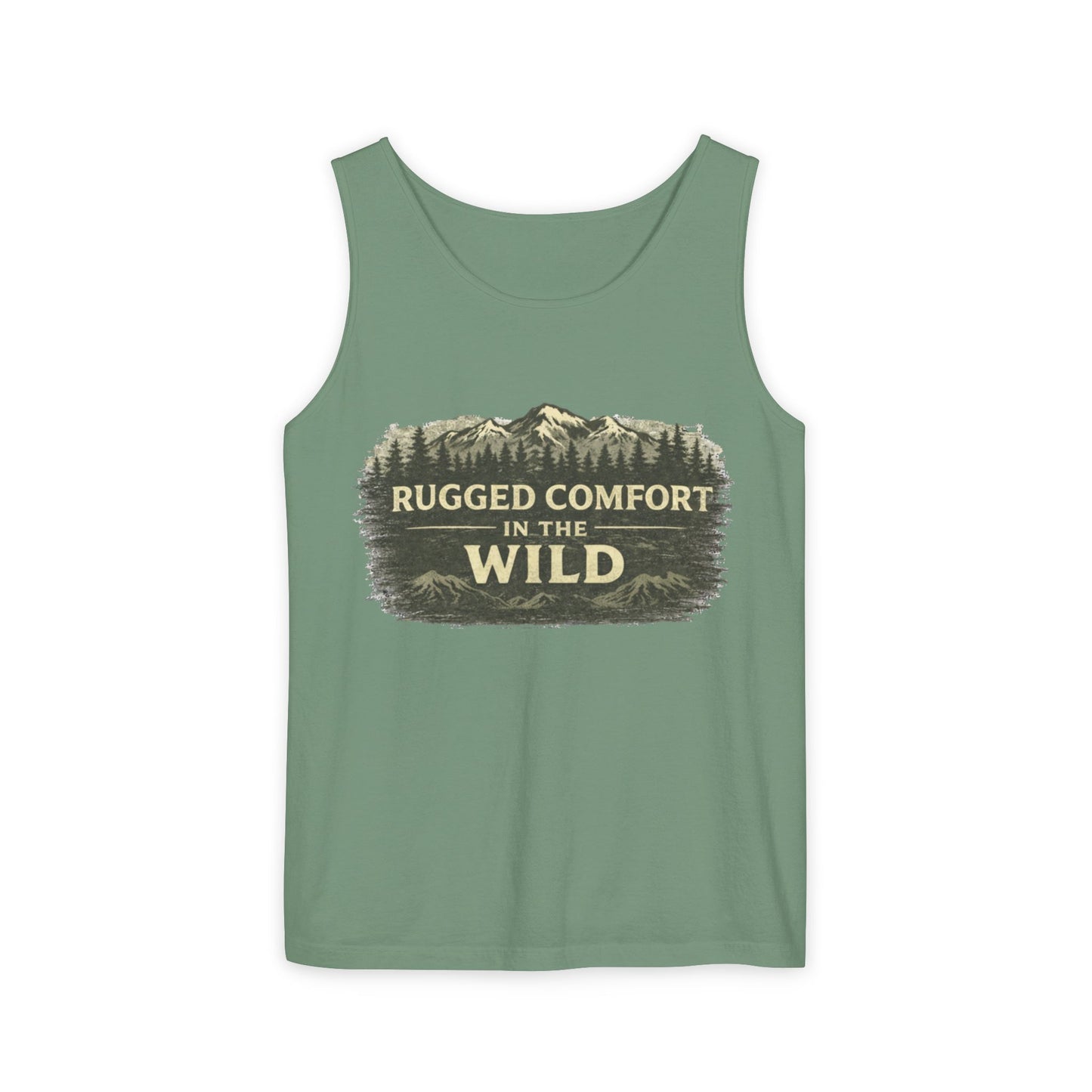 Rugged Comfort In The Wild Unisex Garment-Dyed Tank Top