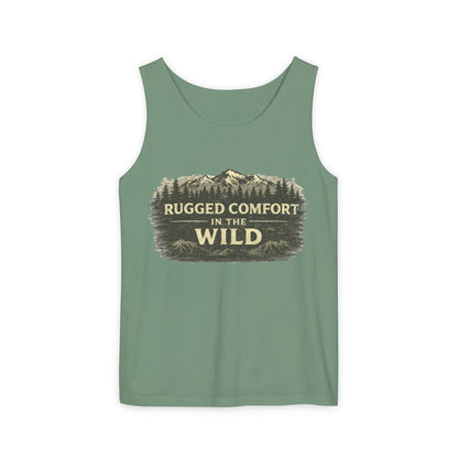 Rugged Comfort In The Wild Unisex Garment-Dyed Tank Top