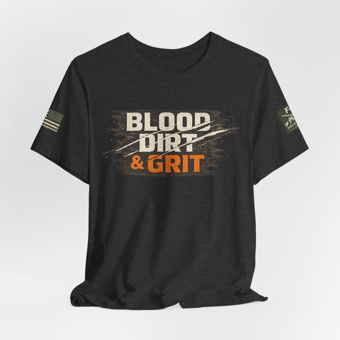 Blood Dirt Grit Unisex Jersey Short Sleeve Tee