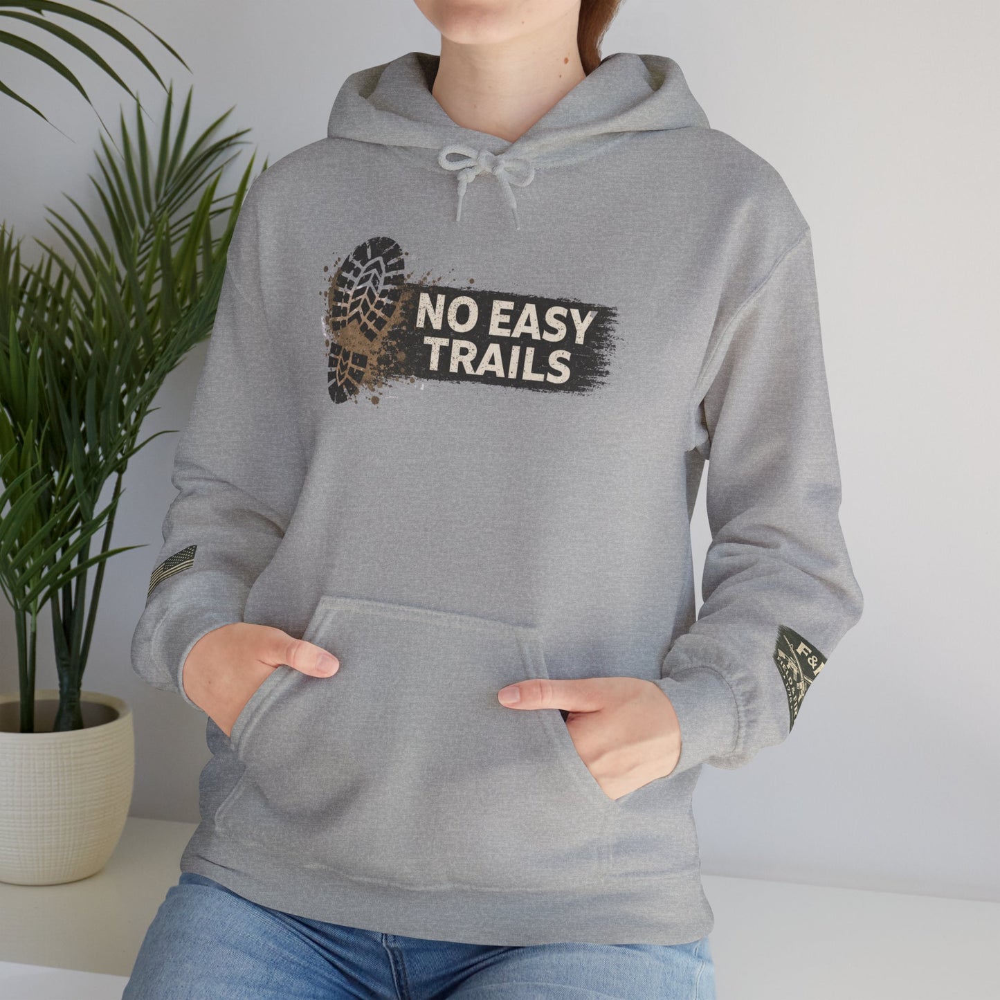 No Easy Trails Unisex Heavy Blend™ Hooded Sweatshirt
