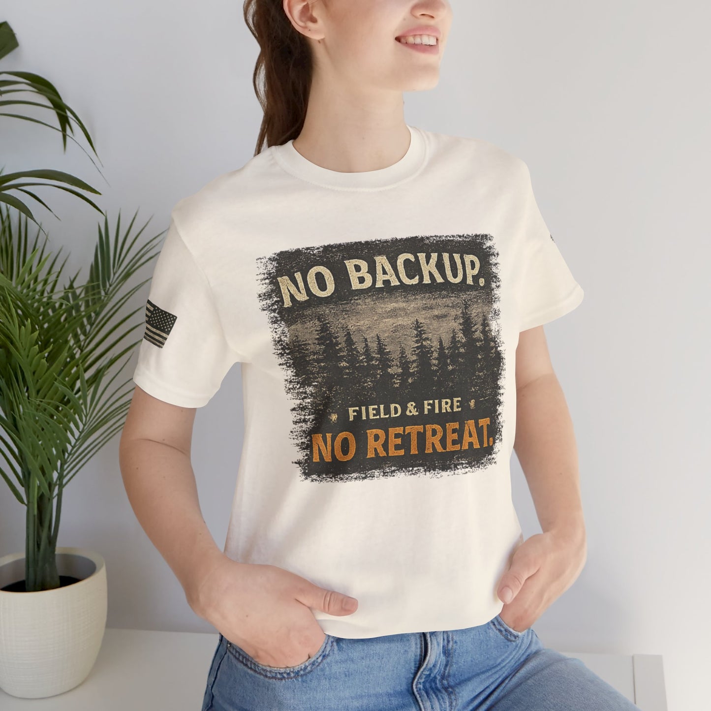 No Backup Unisex Jersey Short Sleeve Tee