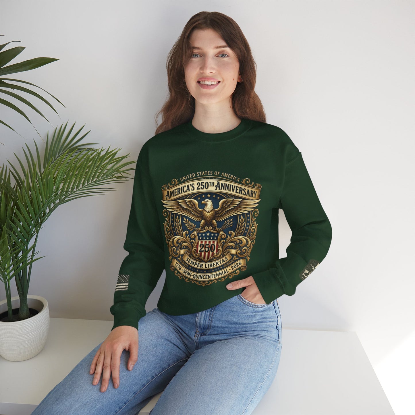 USA 250th Anniversary Unisex Heavy Blend™ Crewneck Sweatshirt
