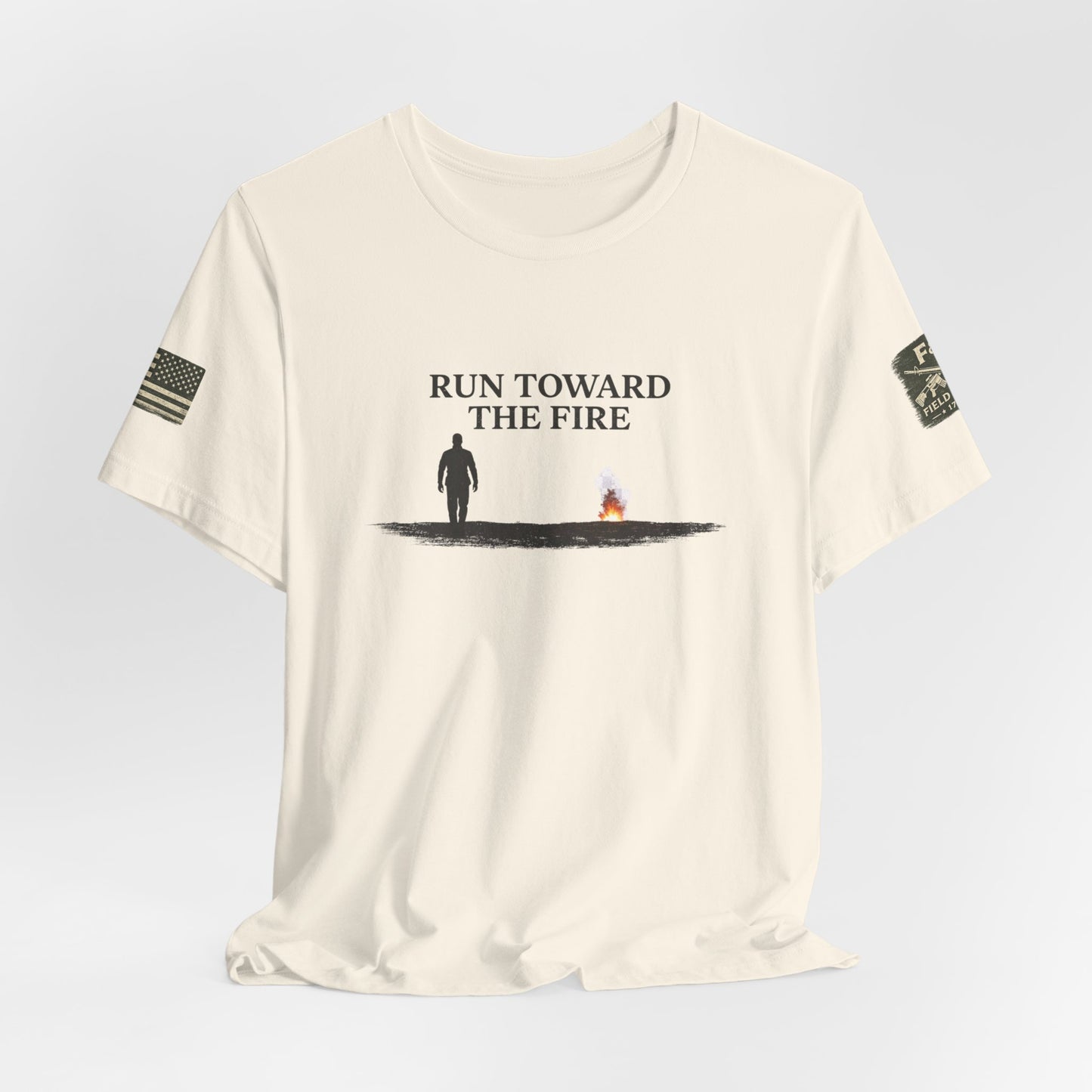 Run Toward The Fire Unisex Jersey Short Sleeve Tee