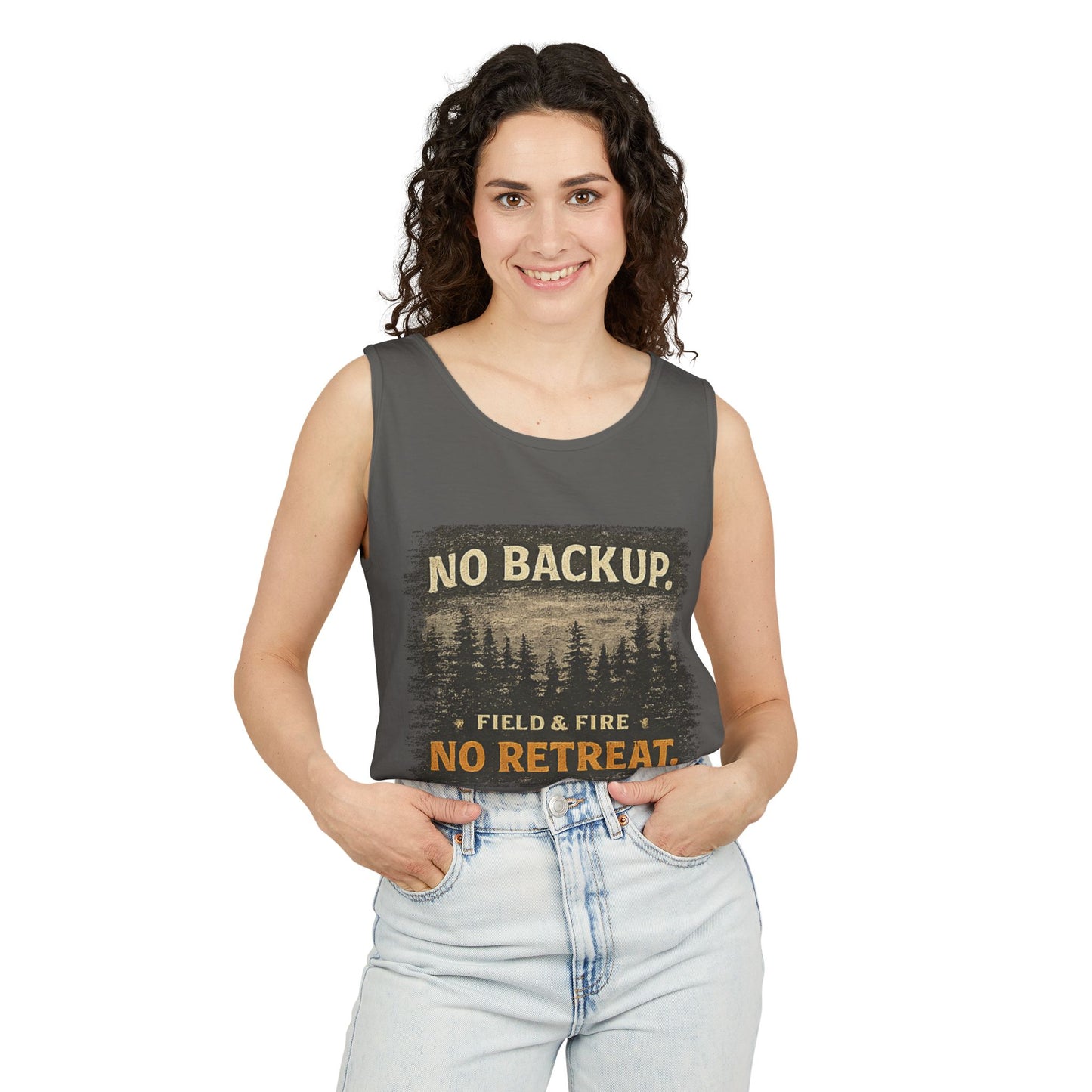 No Backup Unisex Garment-Dyed Tank Top