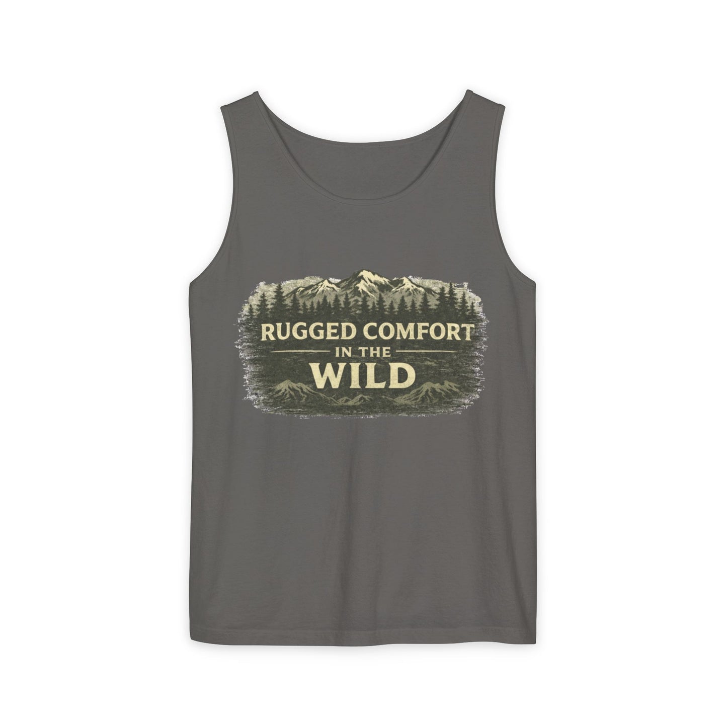 Rugged Comfort In The Wild Unisex Garment-Dyed Tank Top