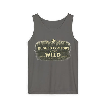 Rugged Comfort In The Wild Unisex Garment-Dyed Tank Top
